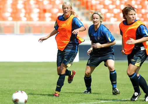 Josefin Öqvist, Victoria Svensson och Hanna Ljungberg,