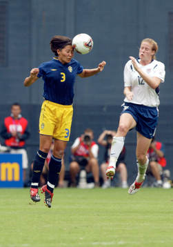 Jane Törnqvist och Cindy Parlow, USA