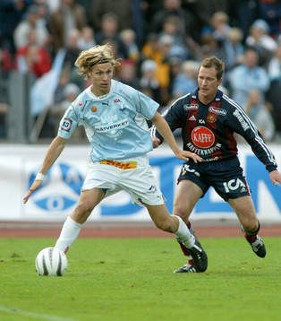 Tobias Grahn, Malmö FF och Niclas Rasck, Djurgården