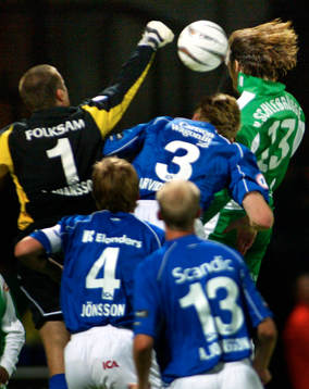Fotboll, allsvenskan, Hammarby - Halmstad