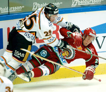 Tuukka Mäntylä, Luleå och Niklas Andersson, Frölunda