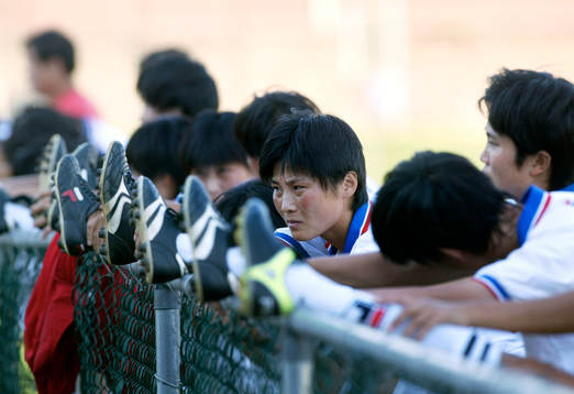 Fotboll, VM, dam, Nordkorea, träning