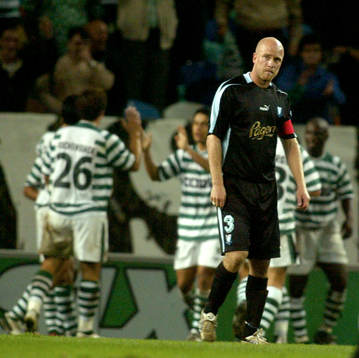 Olof Persson, depp, Sporting jubel över 2-0