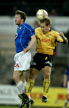 Mikael Nilsson, Halmstad och Johan Karlsson, Elfsborg i