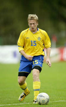Fotboll, P16, Daniel Larsson, Sverige