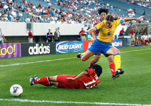 Malin Moström, Sverige, Yun Yong Hui, Nordkorea