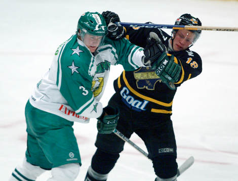 Mattias Nilsson, Hammarby och Patric Blomdahl, AIK