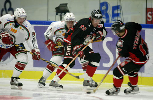 Jari Tolsa och Fredrik Johansson, Frölunda, Mikael
