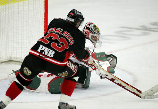 Mikael Wahlberg, Malmö och Henrik Lundqvist, Frölunda