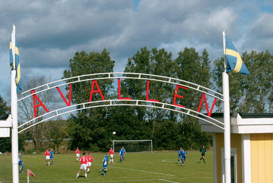 Åvallen, idrottplats, fotbollplan, entré