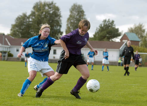 Fotboll, dam, småklubb,  Södra Sandby - Hallands Nation