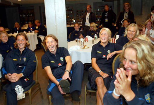 Malin Andersson, Hanna Ljungberg, Josefine Öqvist och