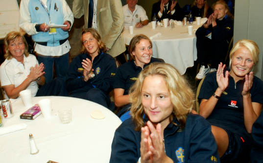 Malin Andersson, Hanna Ljungberg,  Sofia Lundgren och