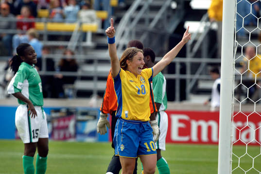 Hanna Ljungberg, Sverige jublar, jubel