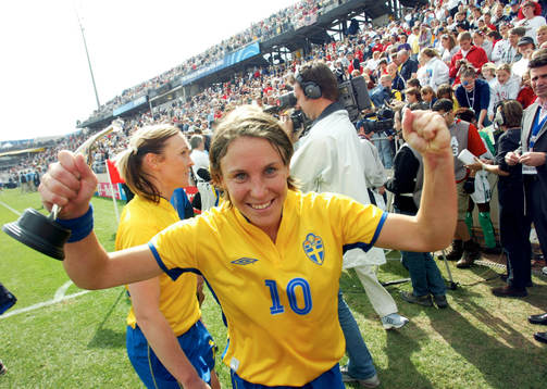 Hanna Ljungberg, Sverige jublar, jubel