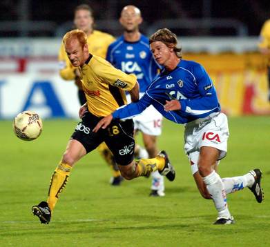 Magnus Samuelsson, Elfsborg och Dusan Djuric, Halmstad