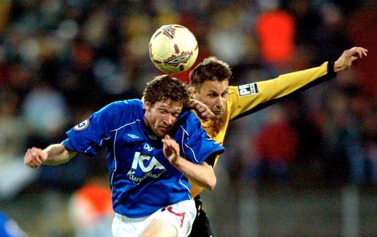 Mikael Nilsson, Halmstad och Jari Illola, Elfsborg