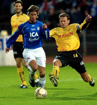 Dusan Djuric, Halmstad och Joakim Alexandersson, Elfsborg
