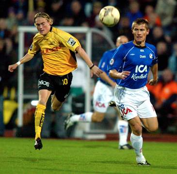 Tomas Zvirgzdauskas, Halmstad och Lasse Nilsson, Elfsborg