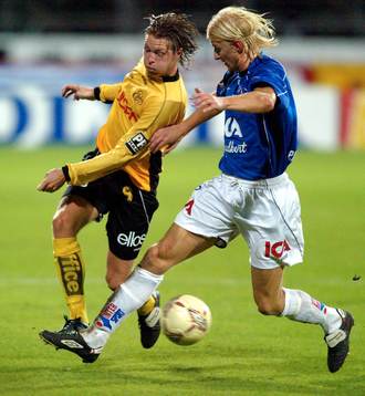 Jonas Lundén, Elfsborg och Per Johansson, Halmstad