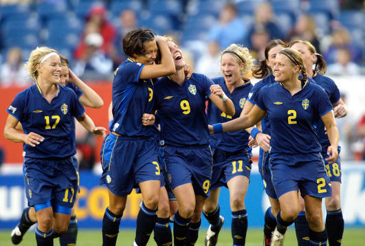 Malin Andersson, Sverige gör 1-2 till Sverige på