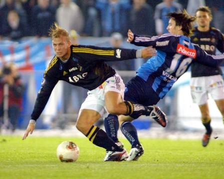 Kim Källström, Djurgården och Martin Åslund, AIK