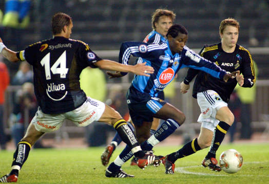 Rene Makondele och Andreas Johansson, Djurgården, Krister