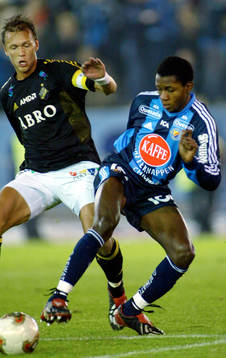 Ngabu Bapupa, Djurgården och Krister Nordin, AIK