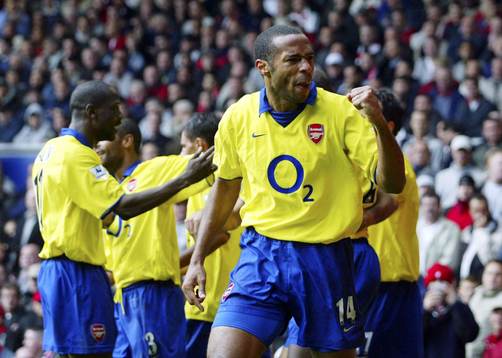 Thierry Henry, Arsenal, jubel
