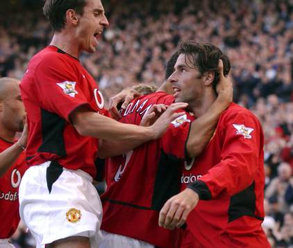 Ruud van Nistelrooy, Manchester United, jubel
