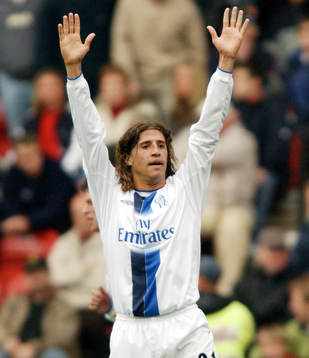 Hernan Crespo, Chelsea jublar