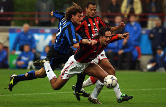Vieri, Inter och Nesta, Cafu, Milan