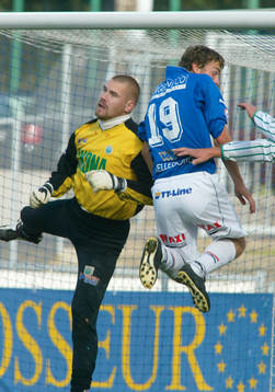 Joakim Olsson, målvakt och Patrik Redo, Trelleborg