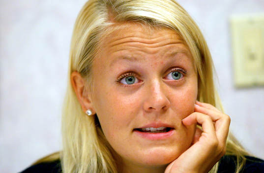 Josefine Öqvist i centrum för uppmärksamheten dagen