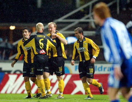 Mikael Andersson, Kennedy Bakircioglü, Hammarby, jubel