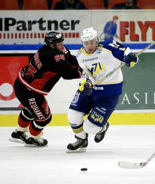 Pater Andersson, Malmö och Stefan Hellkvist, HV71