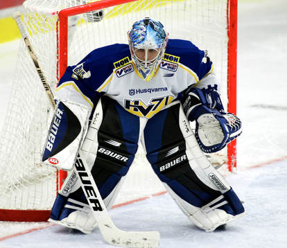 Stefan Liv, målvakt, HV71 höll nollan och blev utsedd