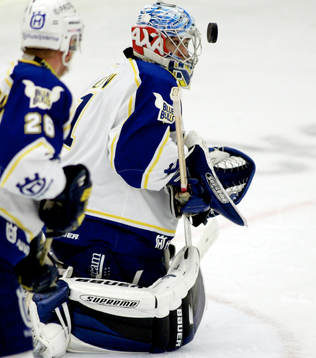 Med blick för spelet, Stefan Liv, målvakt, HV71 höll