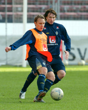 Andreas Johansson och Kim Källström