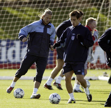 David Beckham och Gary Neville