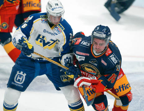Johan Davidsson, HV 71 och Nichlas Falk, Djurgården