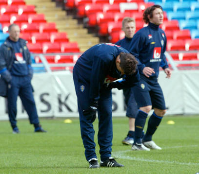 Zlatan Ibrahimovic har ont i ljumsken