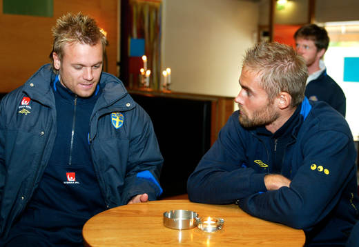 Mattias Jonson och Olof Mellberg