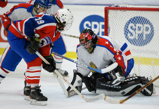 Ishockey, ungdom, TV-pucken, final, Stockholm/Vit -