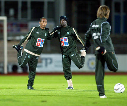 Fotboll, UEFA-cupen, UEFA Cup, träning, Sporting Lissabon