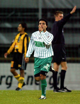 Arash Bajat, Frölunda, jubel