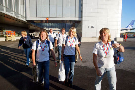 Hanna Ljungberg, Anna Sjöström och Marika Domanski