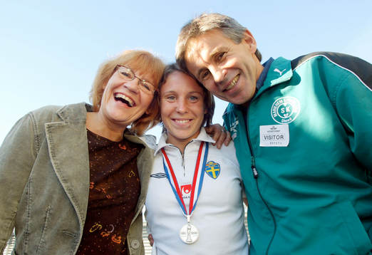 Hanna Ljungberg, Sverige med mamma Helen och Pappa Göran
