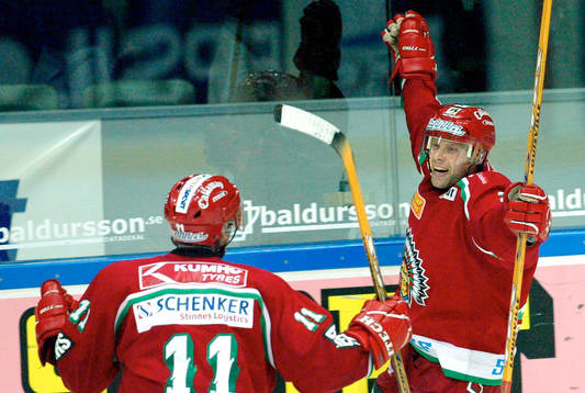 Oskar Ackerström, Frölunda, jubel
