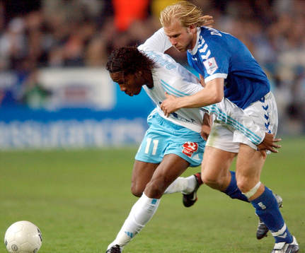 Didier Drogba, Marseille och Mikael Dorsin, Strasbourg